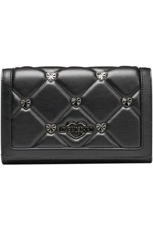 Moschino Taske, Dame, Sort, ONE SIZE, Polyester, Crossbody Taske med Kæde