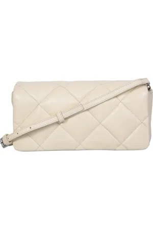 Stand Studio Taske, Dame, Hvid, ONE SIZE, Uld, Diamond Quilted Cross Body Taske