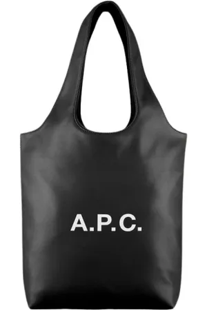A.P.C. Taske, Dame, Sort, ONE SIZE, Læder, Ninon Tote Bag