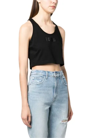 Dsquared2 Top, Dame, Sort, M, Uld, Stilfuld Shirt