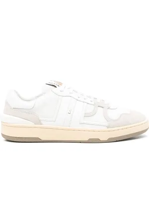 Lanvin Sko, Herre, Hvid, 43 EU, Uld, Clay Mesh Sneakers