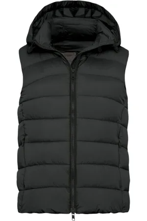 ECOALF Jakke, Dame, Sort, M, Uld, Aorakialf Vest