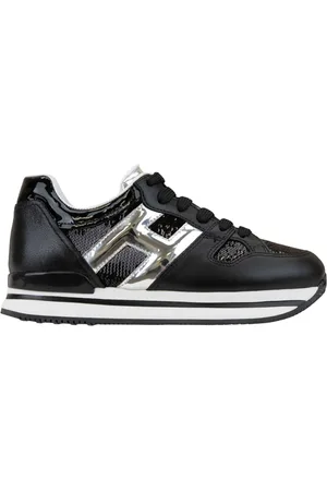 Hogan Sko, Dame, Sort, 34 EU, Læder, Læder Sequin Sneakers