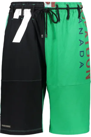 Marine Serre Badetøj, Herre, Grøn, XL, Bomuld, Bomulds Bermuda Shorts
