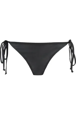Ganni Badetøj, Dame, Sort, XS, Contrasting Print Tie Side Bikini