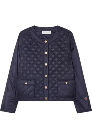 BUSNEL Jakke, Dame, Blå, XS, Uld, Elvira Quilted Jacket