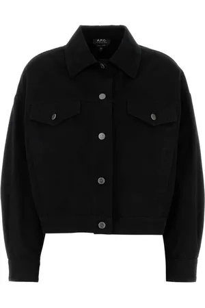 A.P.C. Jakke, Dame, Sort, S, Denim, Sort Denim Cally Jakke