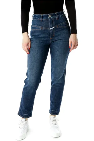 Closed Jeans, Dame, Blå, 2XS, Bomuld, Cropped Jeans