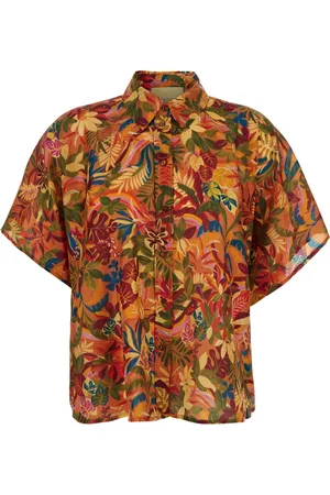 MOMONÍ Bluser & Skjorter, Dame, Flerfarvet, S, MultiColour Brooklyn Skjorte
