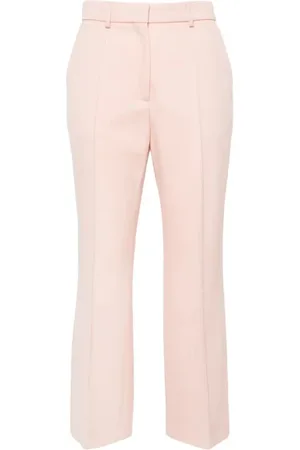 Lanvin Bukser, Dame, Lyserød, S, Uld, Cropped Bukser