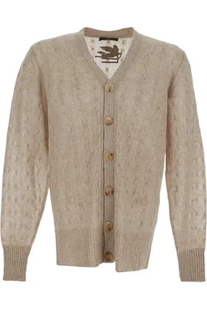 Etro Strik, Herre, , M, Uld, Cozy Knit Cardigan