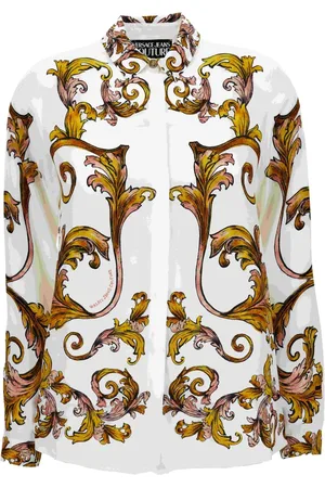 VERSACE Bluser & Skjorter, Dame, Flerfarvet, XS, Skjorter Hvid