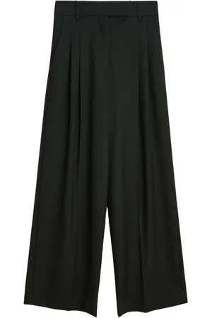 By Malene Birger Bukser, Dame, Sort, S, Polyester, Wide Bukser