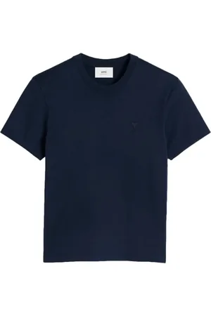 Ami Top, Herre, Blå, 2XL, Klassisk Tonal Stil
