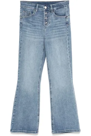 Liu Jo Jeans, Dame, Blå, W29, Bomuld, Distressed Jeans