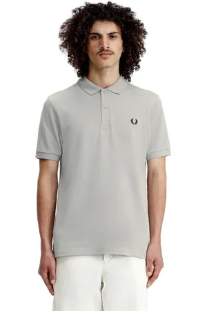 Fred Perry Top, Herre, Grå, S, Bomuld, Klassisk poloshirt med moderne design