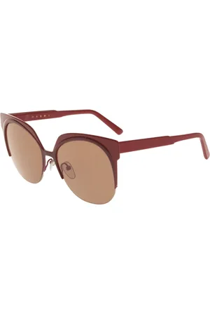 Marni Tilbehør, Dame, Rød, 56 MM, Uld, Solbriller