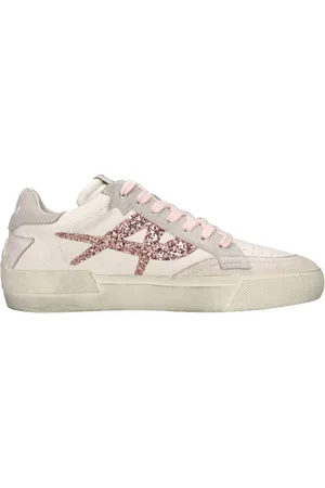 Ash Sko, Dame, Flerfarvet, 37 EU, Læder, Sneakers Beige