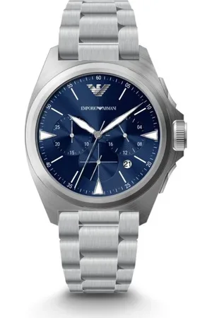 Emporio Armani Tilbehør, Herre, Grå, ONE SIZE, Chronograph Timepiece