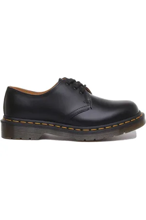Dr. Martens Sko, Herre, Sort, 39 EU, Læder, Klassiske Business Sko med 3 Øjer