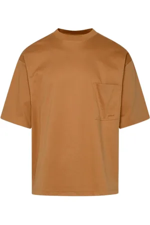 Lanvin Top, Herre, Brun, S, Bomuld, Latte Pocket T-shirt