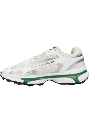Lacoste Sko, Herre, Grøn, 43 EU, Textile Sneakers