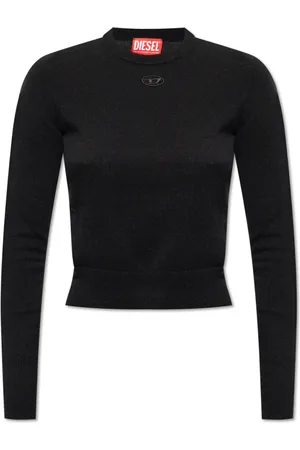 Diesel Top, Dame, Sort, S, Uld, Uld Sweater