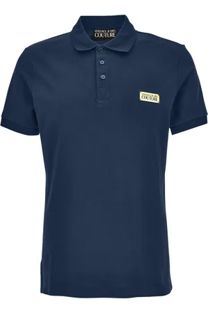 VERSACE Top, Herre, Blå, S, T-shirts og Polos