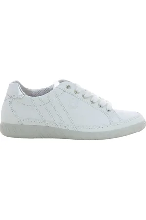 Gabor Sko, Dame, Hvid, 37 EU, Læder, Dame Hvide Sneakers 66.458 Z5