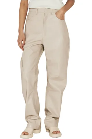 Entire Studios Bukser, Dame, , L, Uld, Faux Leather Wet Pants