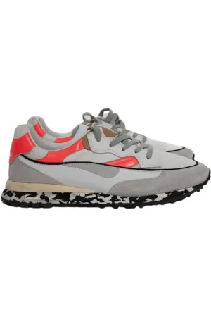 Hidnander Sko, Herre, Flerfarvet, 45 EU, Læder, Threedome Model Sneakers