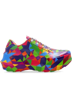 Comme des Garçons Sko, Dame, Flerfarvet, 40 EU, Læder, Platform Sneakers