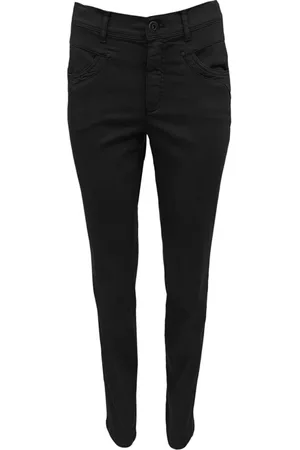 2-Biz Jeans, Dame, Sort, S, Bomuld, Lona Bukser
