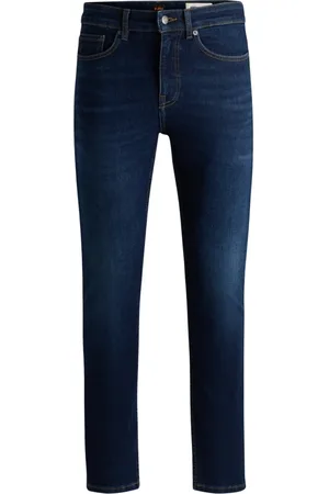 HUGO BOSS Jeans, Herre, Blå, W36, Bomuld, Delaware Jean Slim