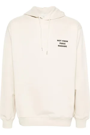 Drôle de Monsieur Sweathshirts & Hoodies, Herre, , S, Bomuld, Dark Mastic Slogan Hættetrøje