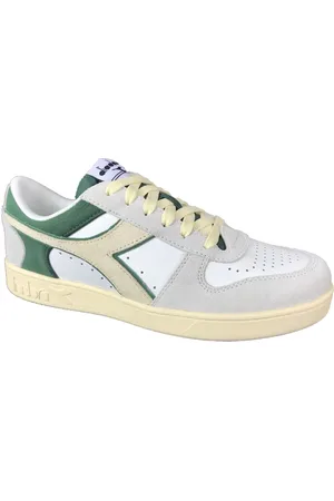 Diadora Sko, Herre, Grøn, 38 EU, Læder, 501.178565 Sneakers