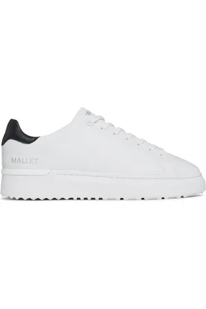 Mallet Sko, Herre, Hvid, 40 EU, Læder, Grftr Lite Black Tab Sneakers