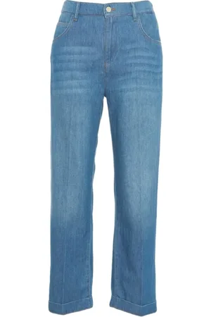 Kaos Jeans, Dame, Blå, W29, Bomuld, Blå Straight Leg Jeans