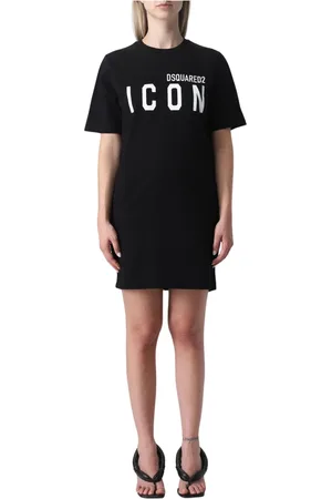 Dsquared2 Kjole, Dame, Flerfarvet, M, Uld, Short Day Dress