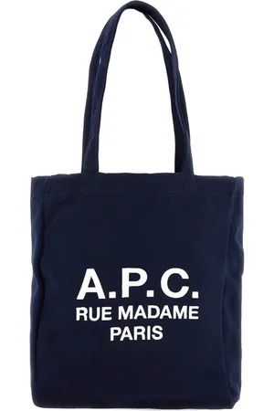 A.P.C. Taske, Dame, Blå, ONE SIZE, Nylon, Lou Rue Madame Tote Bag
