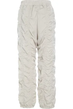 Bitte Kai Rand Bukser, Dame, , XL, Polyester, Elegante Draperede Elfenbensfarvede Bukser
