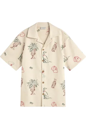 Drôle de Monsieur Skjorte, Herre, , XL, Bomuld, Broderet Country Club Skjorte