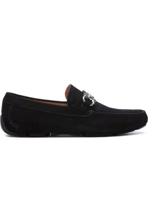 Salvatore Ferragamo Sko, Herre, Sort, 39 EU, Gancini Loafers