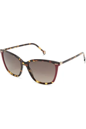 Carolina Herrera Tilbehør, Dame, Brun, 55 MM, Solbriller