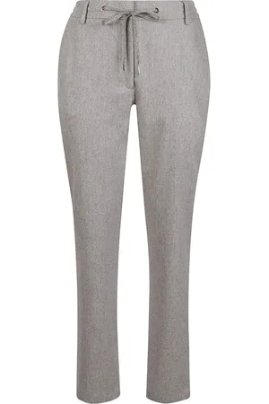 ELEVENTY Bukser, Dame, Grå, XS, Bomuld, Slim-fit Bukser