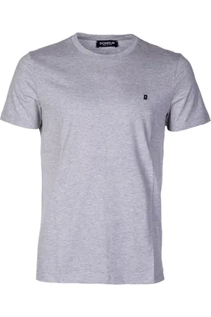Dondup Top, Herre, Grå, XL, Crew Neck T-shirt