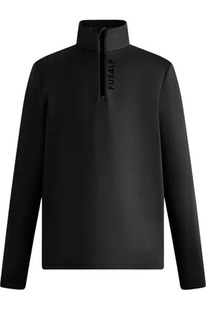 Fusalp Top, Herre, Sort, 2XL, Polyester, Timothy Langærmet Top