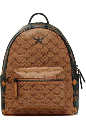 MCM Taske, Dame, Brun, ONE SIZE, Uld, Stark Rygsæk i Monogram Mix