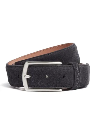 Ermenegildo Zegna Tilbehør, Herre, Blå, ONE SIZE, Læder, Læderbælte