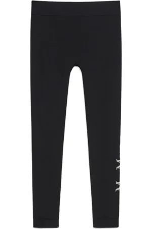 Max Mara Bukser, Dame, Sort, M, Technical Logo Leggings